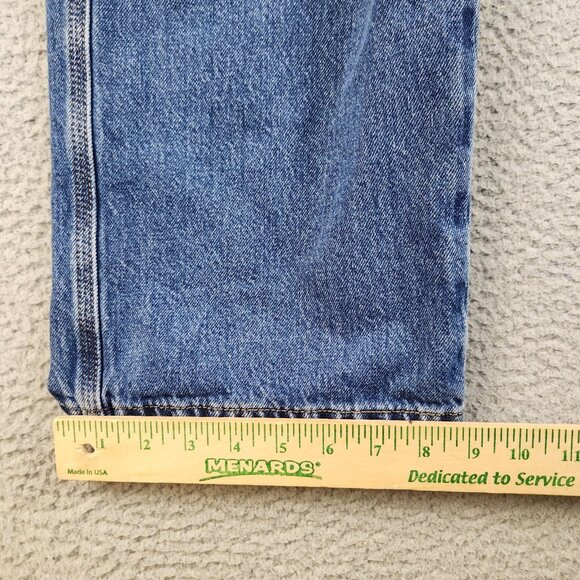 Levi's Jeans Men's 36x29 Straight Leg Carpenter Contractor Blue Denim Workwear - Picture 10 of 13